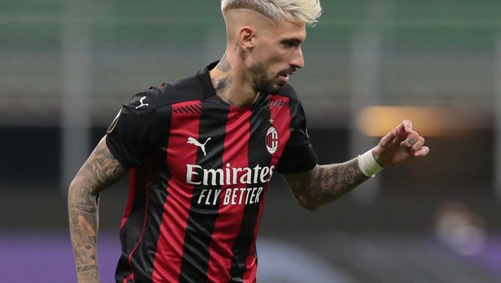 Samu Castillejo (centrocampista AC Milan) durante Milan-Sparta Praga 3-0 (Europa League 2020-2021) | AC Milan News (Getty Images)