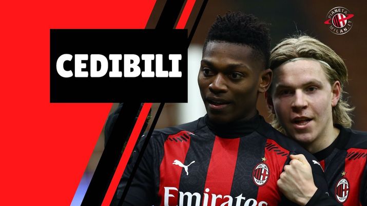 Rafael Leao e Jens Petter Hauge (attaccanti AC Milan) potrebbero partire nel calciomercato estivo | Milan News (Getty Images) 