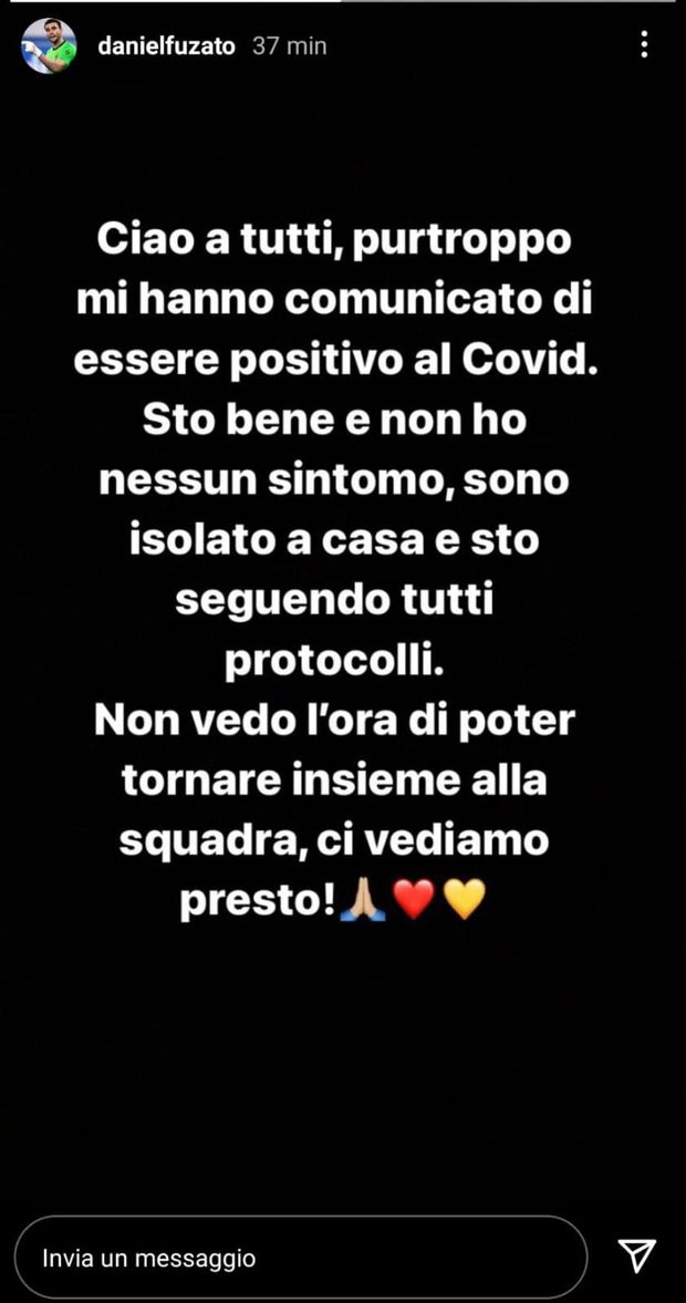 Roma, Fuzato è il terzo giocatore positivo al Covid- immagine 2
