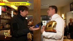 Bobo Tv, Tapiro d’oro per Vieri: “Per problemi tecnici abbiamo registrato il contributo”