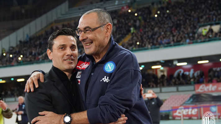 Montella Sarri Napoli-Milan