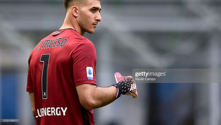 STADIO GIUSEPPE MEAZZA, MILAN, ITALY - 2021/05/23: Juan Musso of Udinese Calcio looks on during the Serie A football match between FC Internazionale and Udinese Calcio. FC Internazionale won 5-1 over Udinese Calcio. (Photo by Nicolò Campo/LightRocket via Getty Images) 