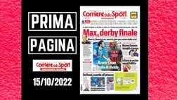Prima pagina Corriere dello Sport: “Max, derby finale”