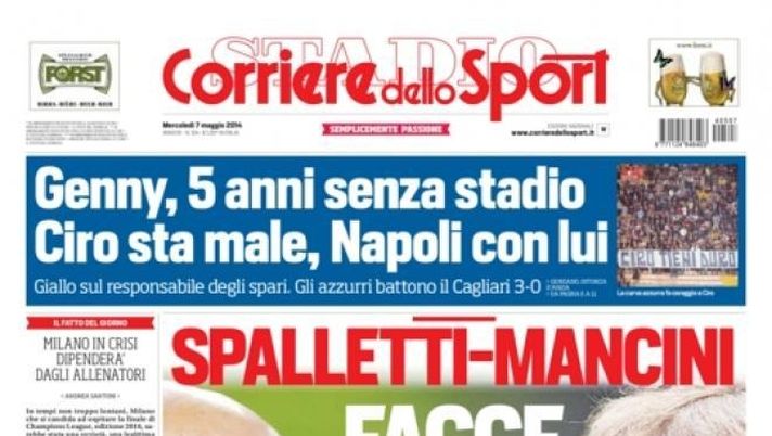 BUONGIORNO CITTACELESTE – Le prime pagine dei giornali di oggi 25 Aprile 2015 - immagine 1