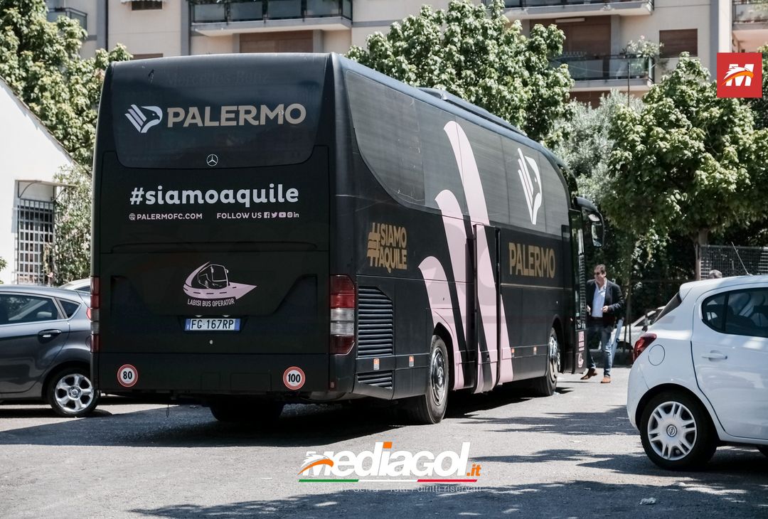FOTO Torino-Palermo, rosanero in partenza dall’hotel (Gallery) - immagine 2