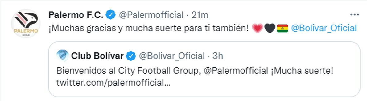 Palermo al City Group, dal Troyes al Girona: tutti i benvenuti ai rosanero su Twitter- immagine 5