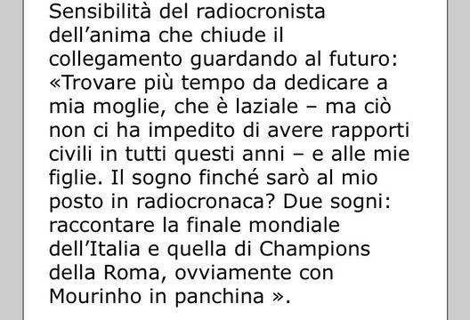 Tutto il Calcio, il derby in famiglia di Francesco Repice: la moglie è laziale…- immagine 2