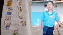 Brasile, non ha i soldi per l’album delle figurine: le disegna