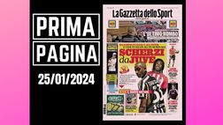 Prima pagina Gazzetta dello Sport: Milan, Sacchi vota Pioli