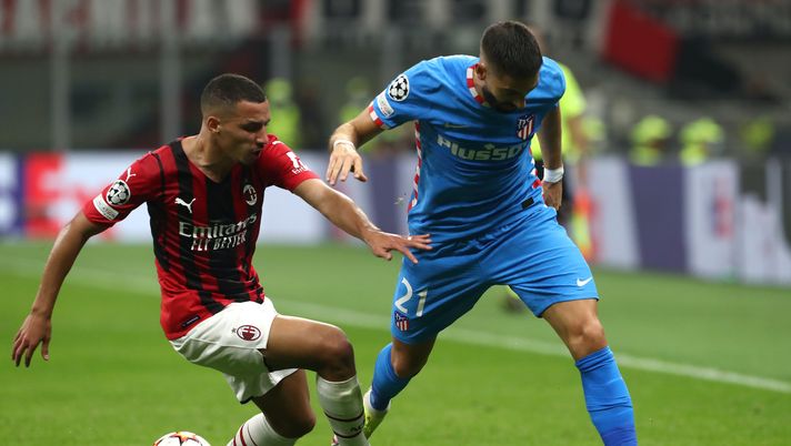 Bennacer AC Milan Milan-Atlético Madrid Champions League 2021-2022
