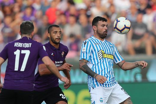 Petagna alla SPAL contro la Fiorentina (Getty Images) Petagna, l’ex allenatore Semplici: “Quando ha avuto continuità ha fatto molto bene”- immagine 2