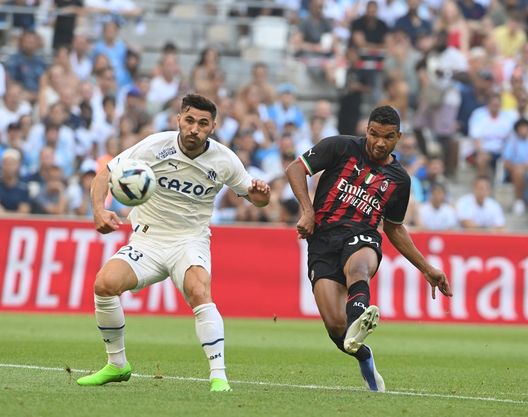 Junior Messias, calciatore del Milan, qui in occasione del gol al Marsiglia (Getty Images) Junior Messias, calciatore del Milan, qui in occasione del gol al Marsiglia