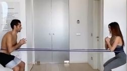 VIDEO / Candreva e Allegra Luna, l’allenamento di coppia è top!