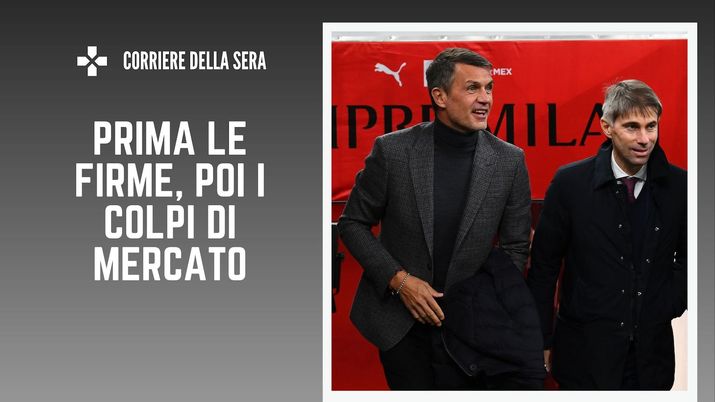 Maldini Massara AC Milan Calciomercato Milan