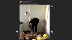 SOCIAL / Skriniar, ma quante paia di scarpe hai? Barbora lo fotografa e si diverte