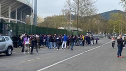 FOTO VN – Al Franchi tifosi già in attesa per l’allenamento