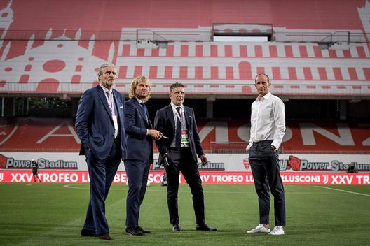 Nedved, Arrivabene, Allegri, Cherubini Juventus