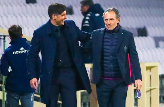GERMOGLI PH 3 MARZO 2021 FIRENZE STADIO ARTEMIO FRANCHI CAMPIONATO DI SERIE A FIORENTINA VS ROMA NELLA FOTO FONSECA E PRANDELLI GERMOGLI PH 3 MARZO 2021 FIRENZE STADIO ARTEMIO FRANCHI CAMPIONATO DI SERIE A FIORENTINA VS ROMA NELLA FOTO FONSECA E PRANDELLI