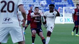 Cagliari-Roma 3-2 LE PAGELLE: Mancini-Diawara, aprile dolce dormire. Sant…off