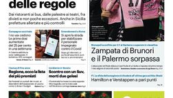 Prima Pagina, Giornale di Sicilia: “Via al doppio green pass”