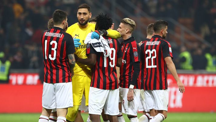Il Milan esulta dopo un gol (credits: GETTY images) 