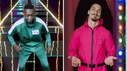Milan, Ibrahimovic e Khaby Lame dentro Squid Game / Video