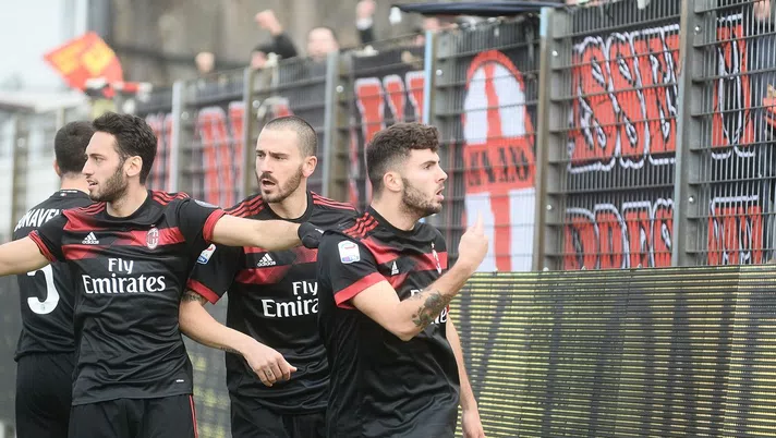 L'esultanza di Patrick Cutrone in Spal-Milan (credits: GETTY Images)