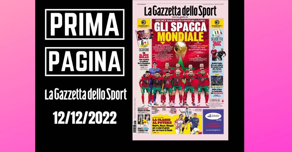 La Gazzetta dello Sport in apertura sulla Juventus a Nantes: Ave Di Maria
