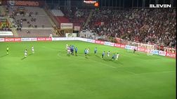 Vicenza-Lecco, l’ex Palermo Stoppa incanta su calcio di punizione. Il video del gol