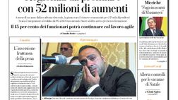 Prima Pagina La Repubblica-Palermo, Miccoli in cella: “Quanta amarezza”