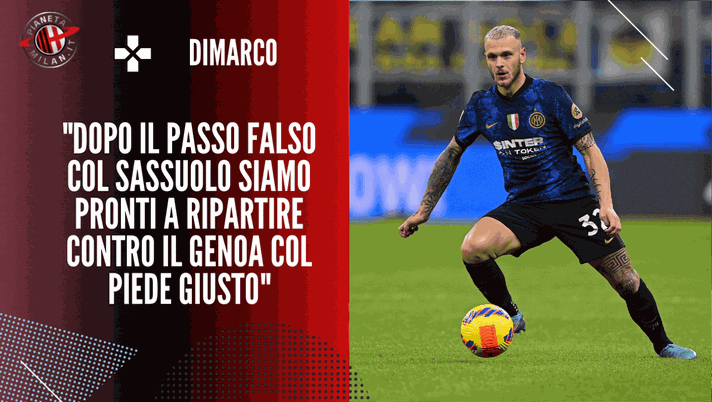 Federico Dimarco, terzino dell'Inter (getty images)