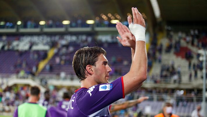 GERMOGLI PH: 28 AGOSTO 2021 FIRENZE STADIO ARTEMIO FRANCHI SERIE A FIORENTINA VS TORINO NELLA FOTO VLAHOVIC 