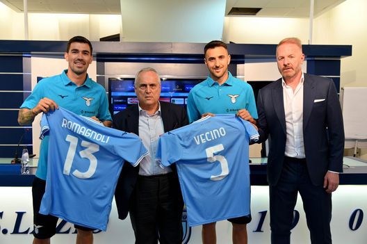 Romagnoli, Lotito, Vecino e Tare Romagnoli, Lotito, Vecino e Tare