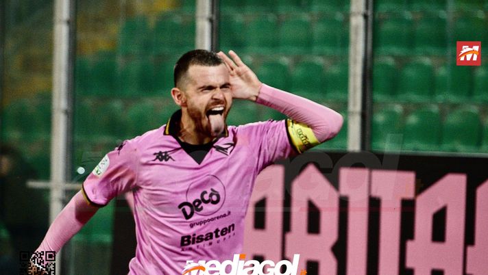 Palermo, nella formazione top 11 della Serie B del girone d’andata c’è anche Brunori  Palermo