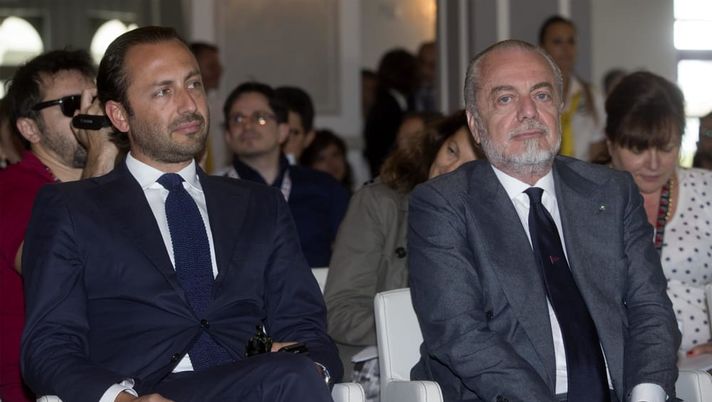 Bari, De Laurentiis esplode di gioia: &#8220;È la gara più difficile a cui ho assistito da quando sono qui&#8221;