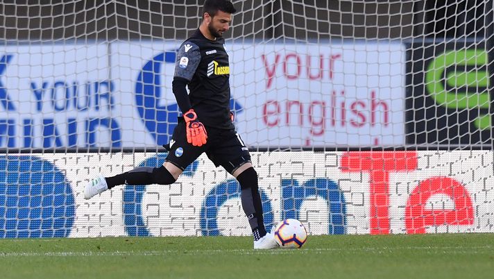 VERONA, ITALY - MAY 04: Giacomo Poluzzi of SPAL in action during the Serie A match between Chievo Verona and SPAL at Stadio Marc'Antonio Bentegodi on May 04, 2019 in Verona, Italy. (Photo by Tullio M. Puglia/Getty Images)  VERONA, ITALY - MAY 04: Giacomo Poluzzi of SPAL in action during the Serie A match between Chievo Verona and SPAL at Stadio Marc'Antonio Bentegodi on May 04, 2019 in Verona, Italy. (Photo by Tullio M. Puglia/Getty Images)