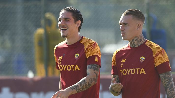 Trigoria, Roma in campo per preparare la Sampdoria: si rivedono Karsdorp e Zaniolo - immagine 1