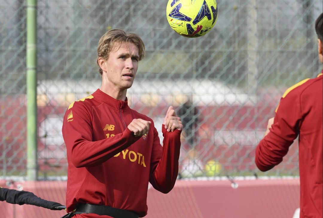 Roma, allenamento a Trigoria dopo la vittoria contro il Bologna – FOTO GALLERY- immagine 1