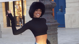 Lady Verratti danza per le strade di Parigi. Jessica Aidi, fisico stratosferico