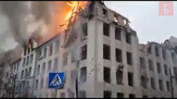 VIDEO Guerra in Ucraina: missile contro sede Polizia, colpita anche l’Università