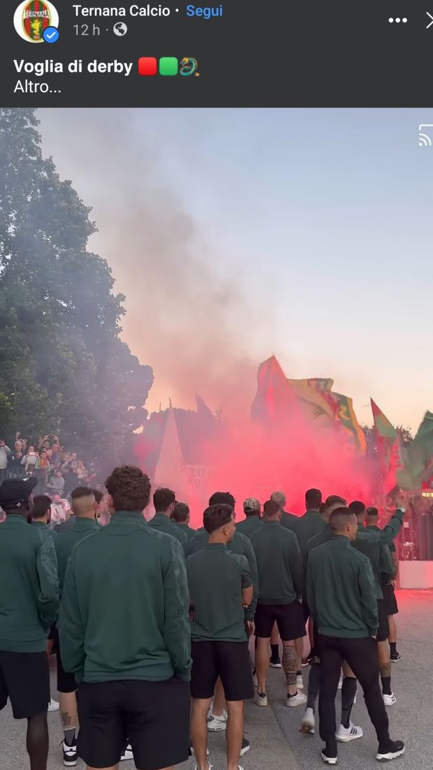 Ternana, i tifosi caricano la squadra in vista del derby- immagine 2