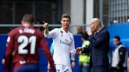 Zidane: “Cristiano Ronaldo? Viene da un’altra galassia, è speciale. Se fa due gol…”