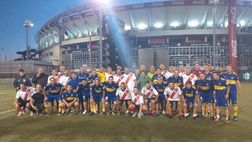 Il River Senior si veste come nella finale di Madrid: il papà di Gallardo vince il derby dei veterani
