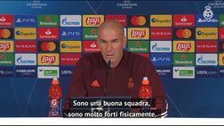 Atalanta-Real Madrid, Zidane: “È stata una gara dura, importante il gol di Mendy. Al ritorno servirà…”