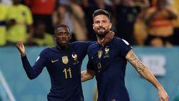 Formazioni ufficiali Francia-Danimarca: del Milan in campo in due