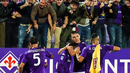 GERMOGLI PH: 22 OTTOBRE 2022 FIRENZE STADIO ARTEMIO FRANCHI SERIE A FIORENTINA VS INTER NELLA FOTO ESULTANZA GOL IKONE'