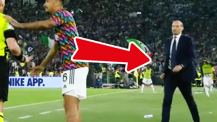 Allegri e la rissa con un giocatore dell'Inter