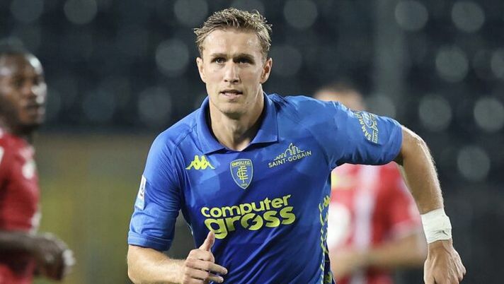 EMPOLI, ITALY - AUGUST 17: Ola Solbakken of Empoli FC in action during the Serie A match between Empoli and Monza at Stadio Carlo Castellani on August 17, 2024 in Empoli, Italy. (Photo by Gabriele Maltinti/Getty Images) Empoli, ieri Solbakken in gruppo oltre ad Anjorin. Le ultime su Fazzini, Viti e Maleh - immagine 1
