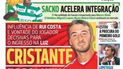 A BOLA – ALTRA PRIMA PAGINA PER IL “FENOMENO” CRISTANTE