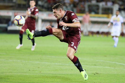  Sport Calcio Amichevole Torino-ChapecoenseNella foto:Belotti vicino al goal 